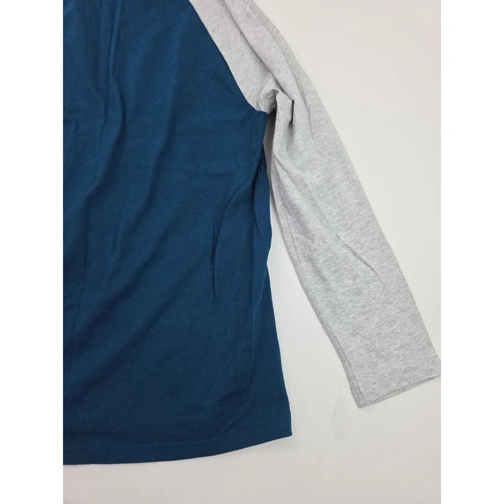 Hurley Shirt Men's Blue-Green/Gray Long Sleeve T-Shirt Size Large - Picture 14 of 14